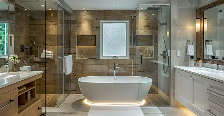 Master Suite Bathroom Remodel in Taylorville, IL